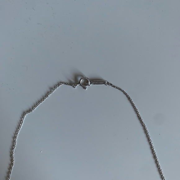 Tiffany & Co blue mini double heart tag pendant - Picture 3 of 4